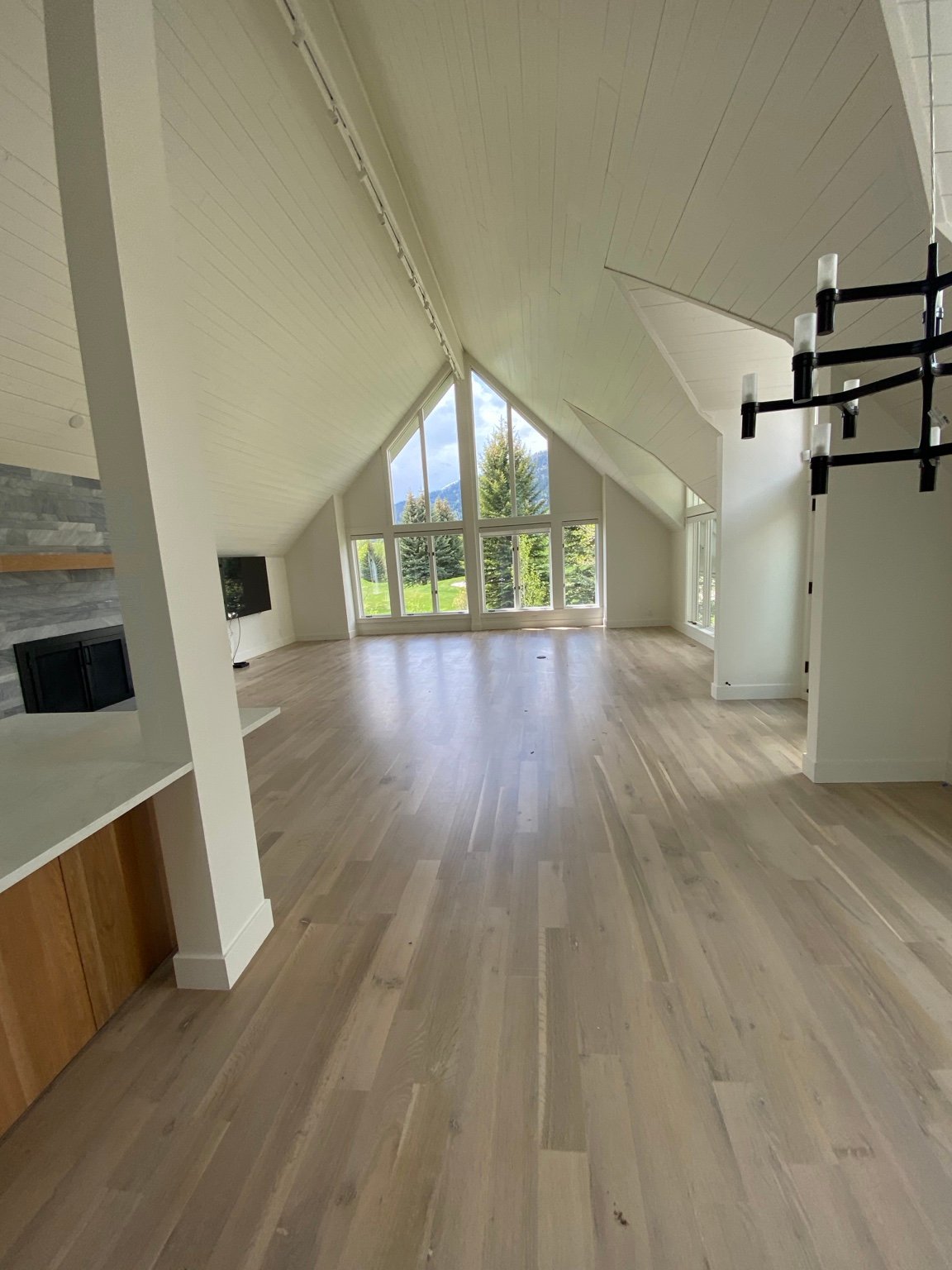 Vaulted ceiling and interior painting project