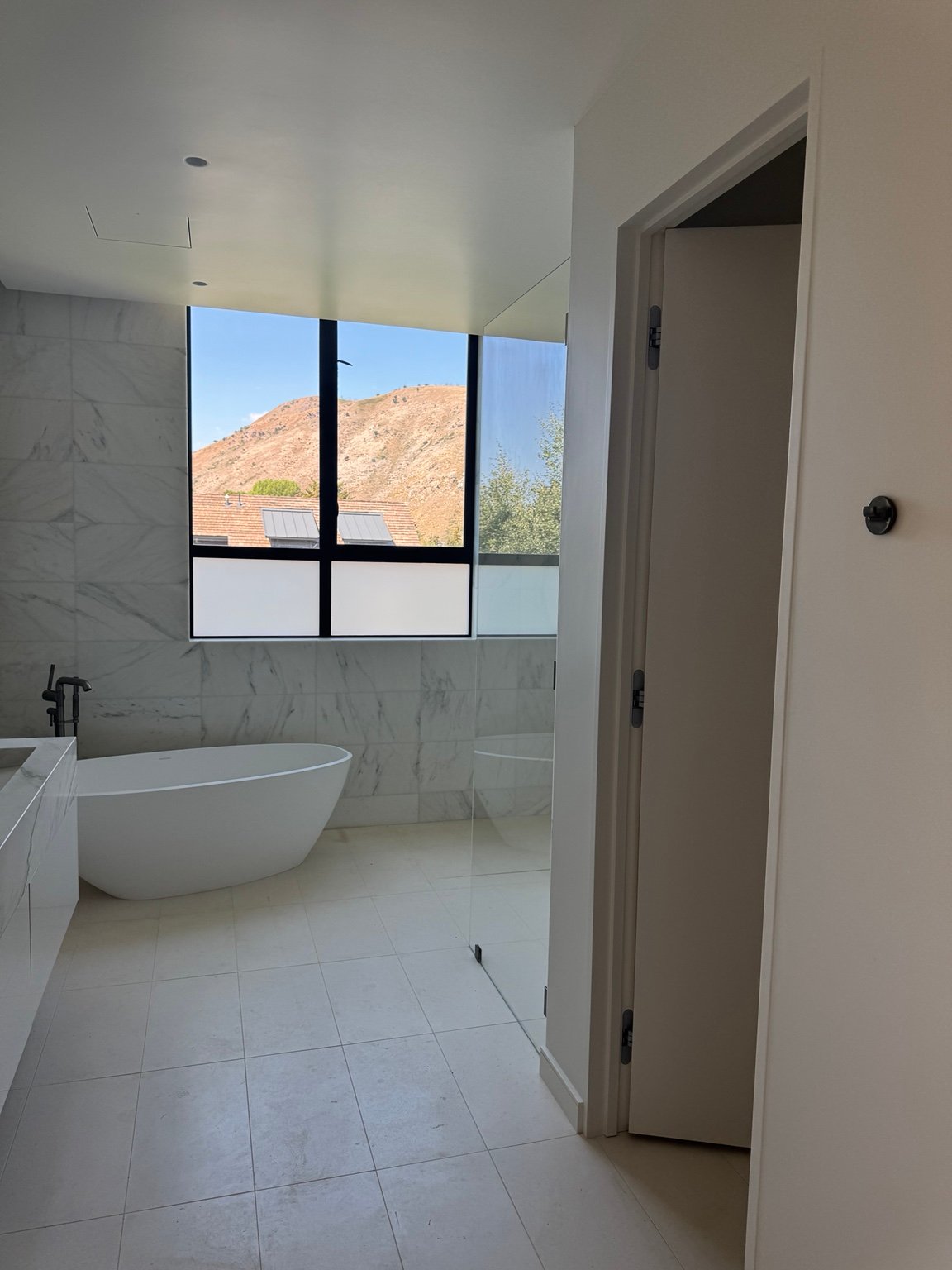 Bathroom interior finish project
